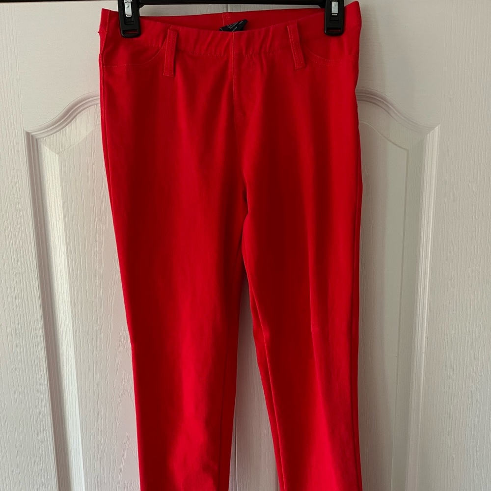 Faded Glory red stretch pants